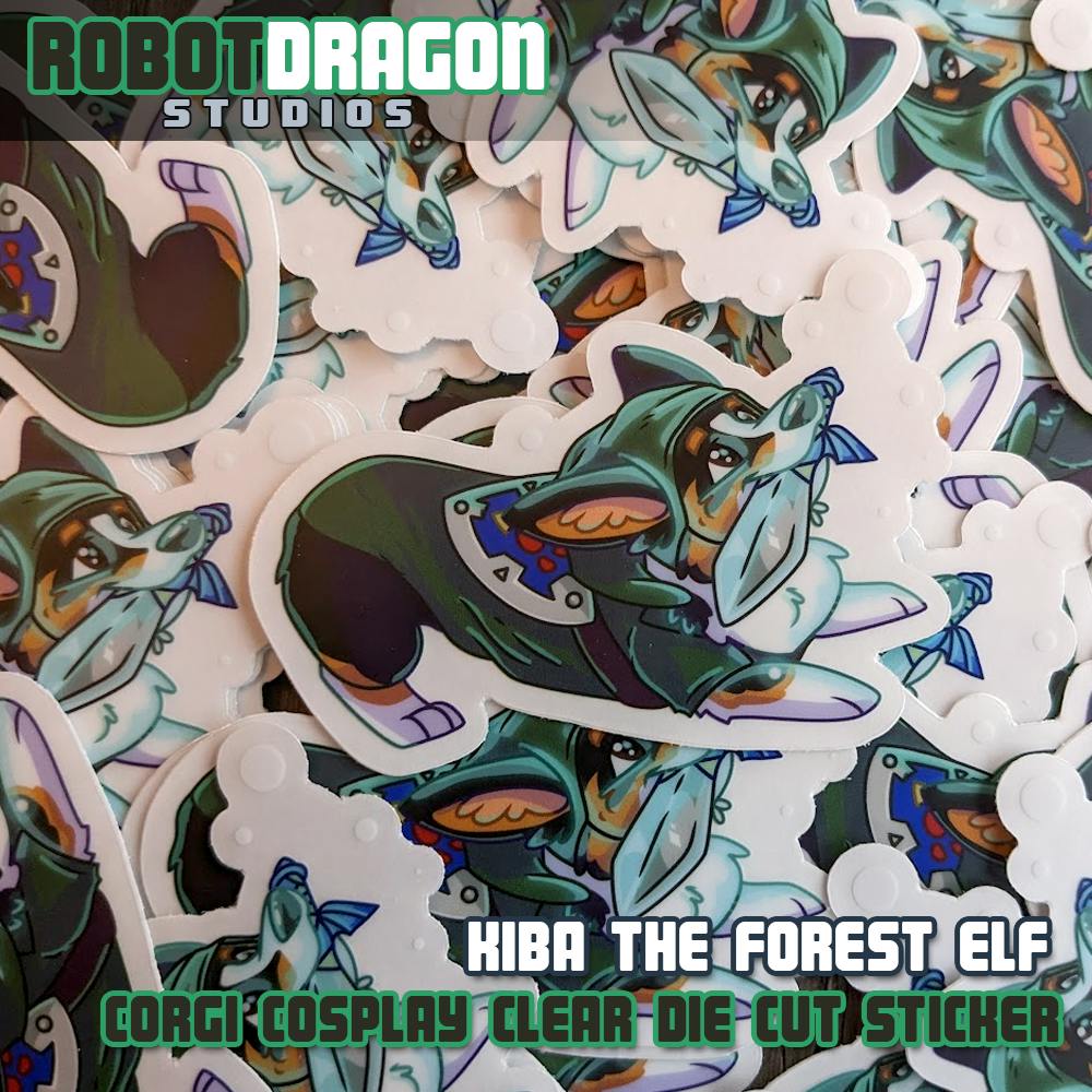 Kiba Forest Elf Sticker