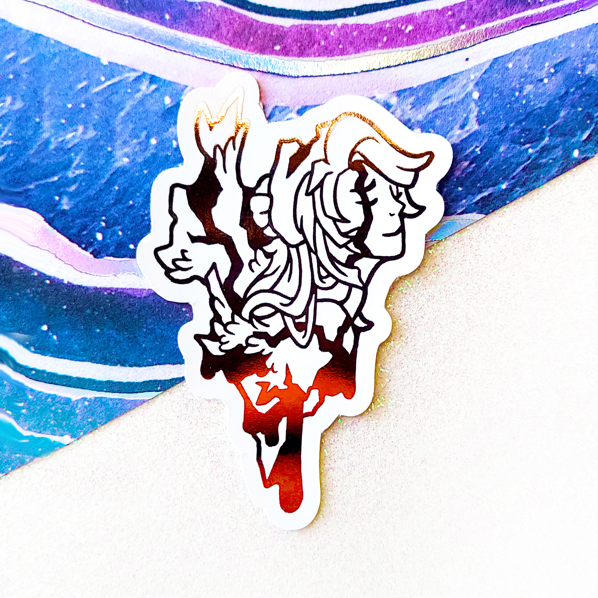 "Statue Angel" - Foil Sticker