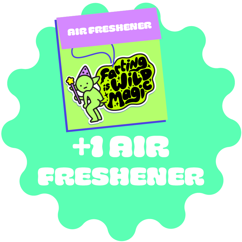 +1 Farting is Wild Magic Air Freshener