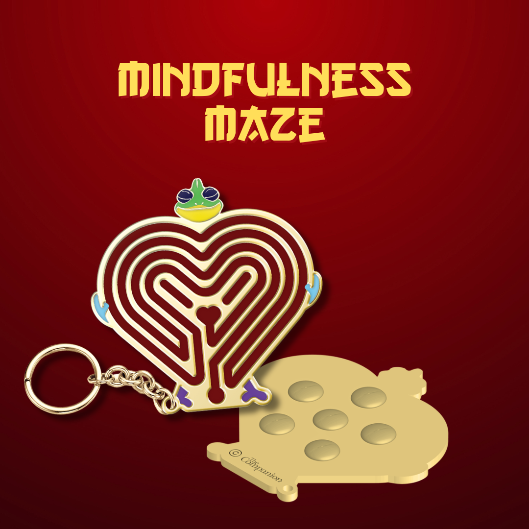 Lunar New Year Mindfulness Maze Keychain