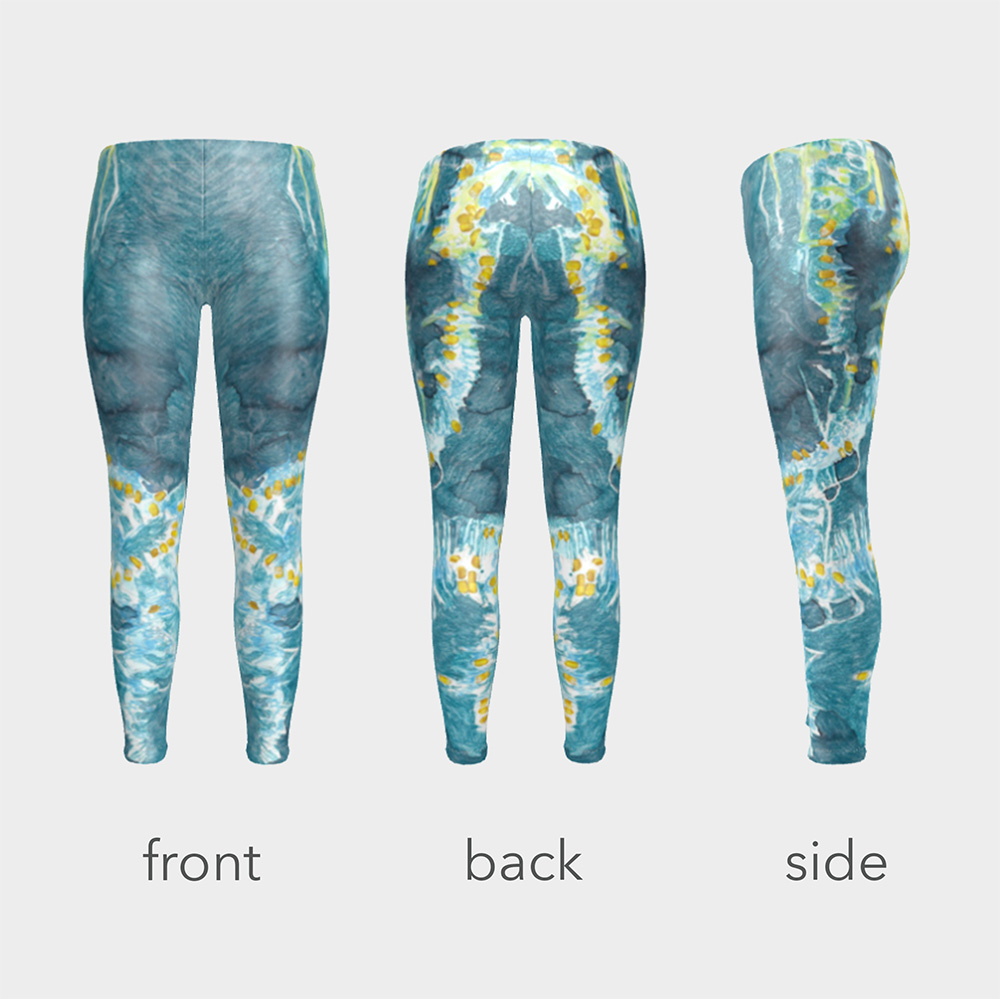 Giant Siphonophore Gym Leggings