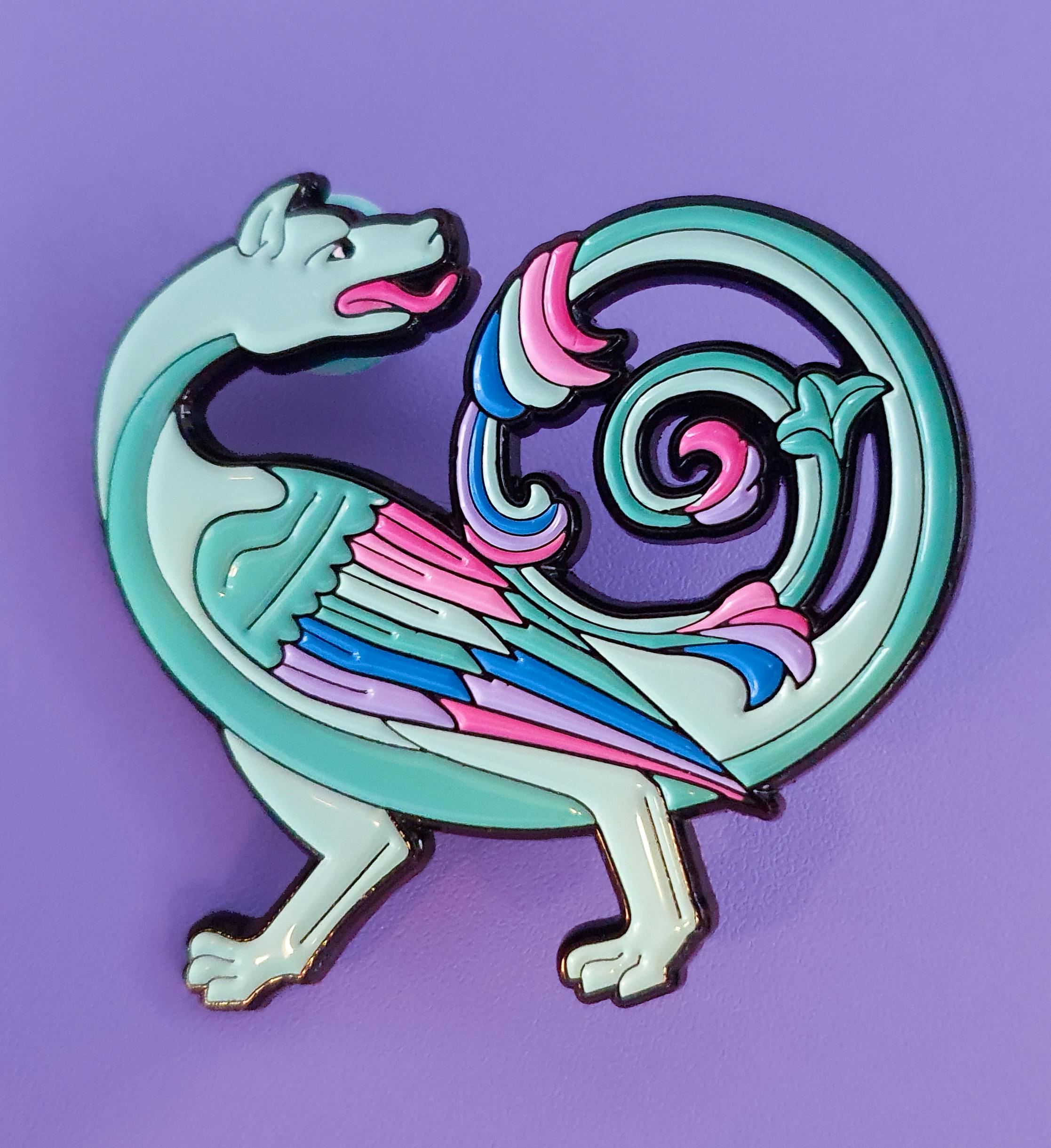 Dragon pin