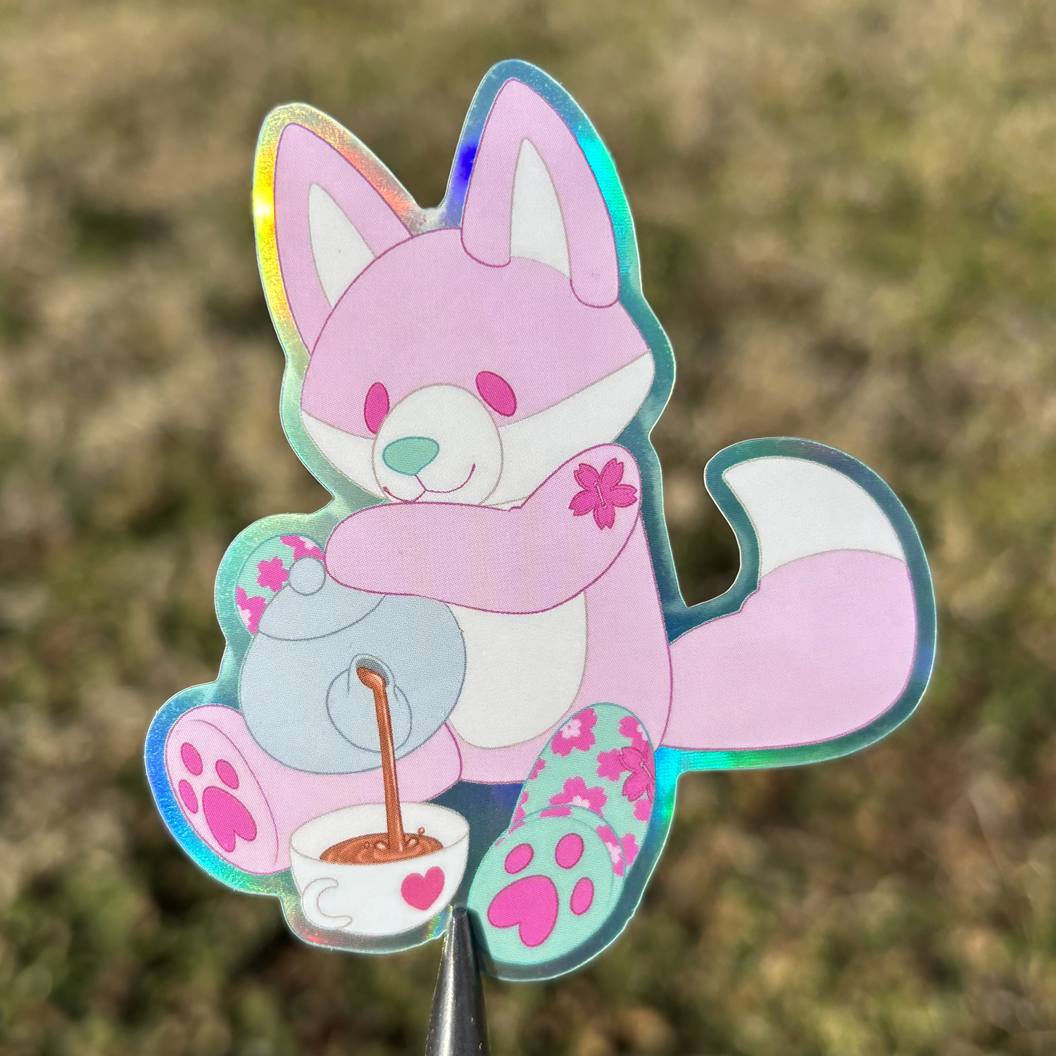 STICKER: Teacup