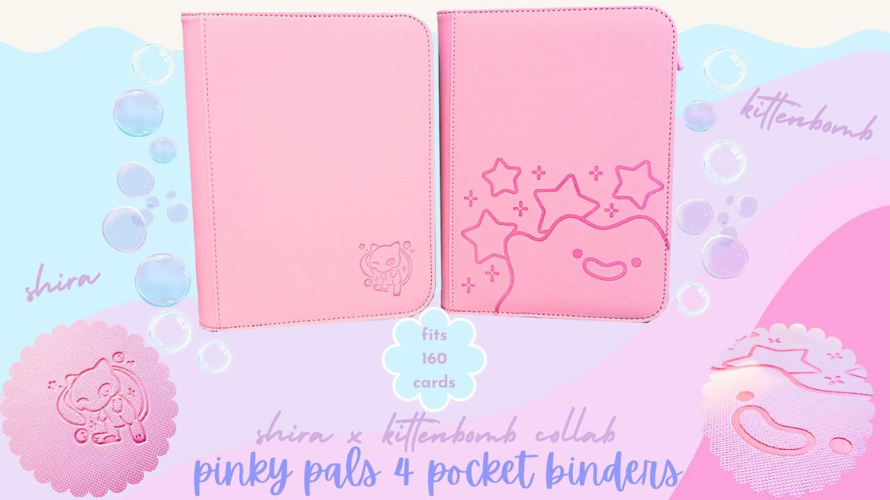 pinky pals - 4 pkt binders you want 😎 - shira x kittenbomb