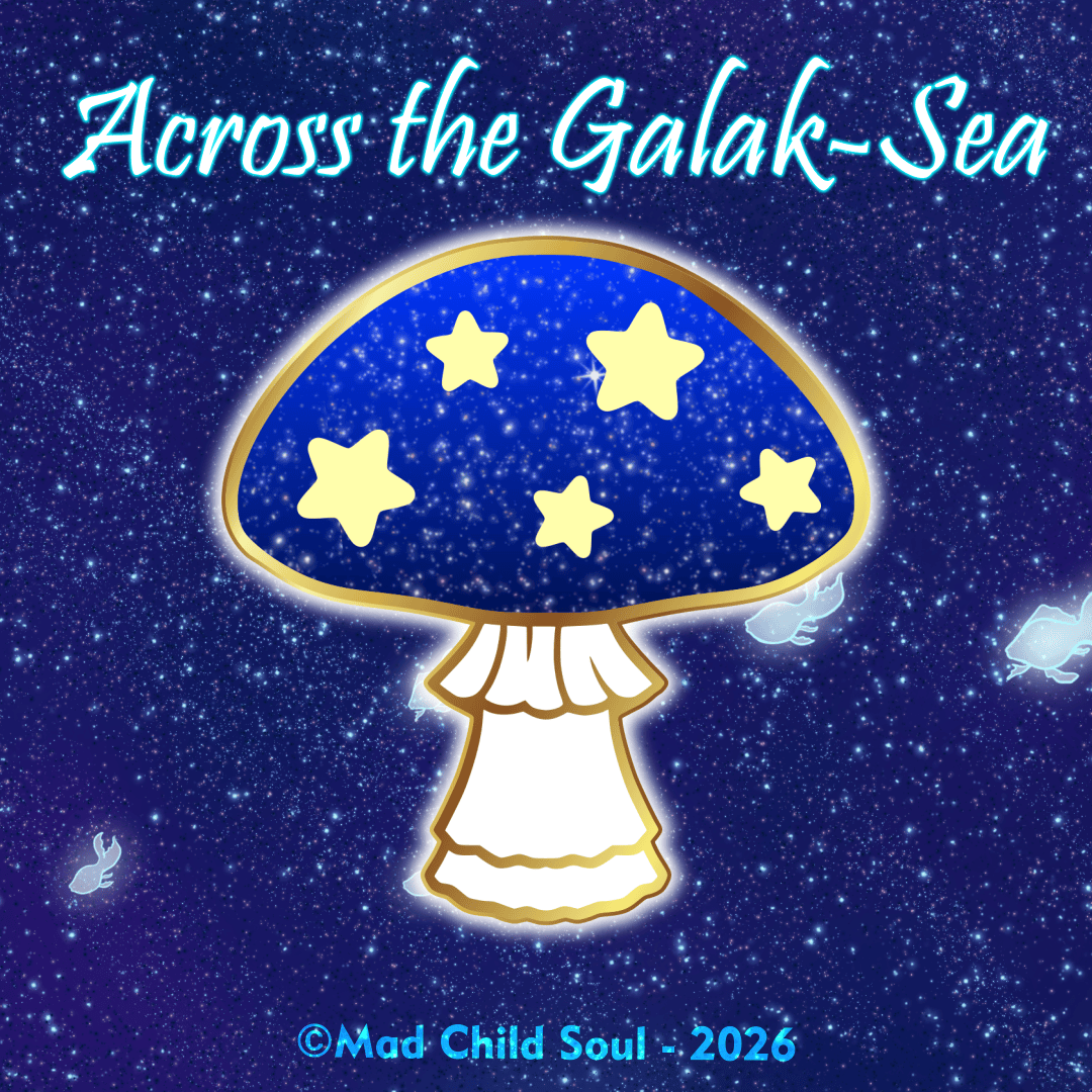 Mini Pin - Celestial Mushroom 