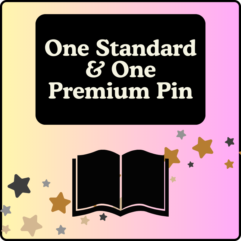 One Standard & One Premium Pin