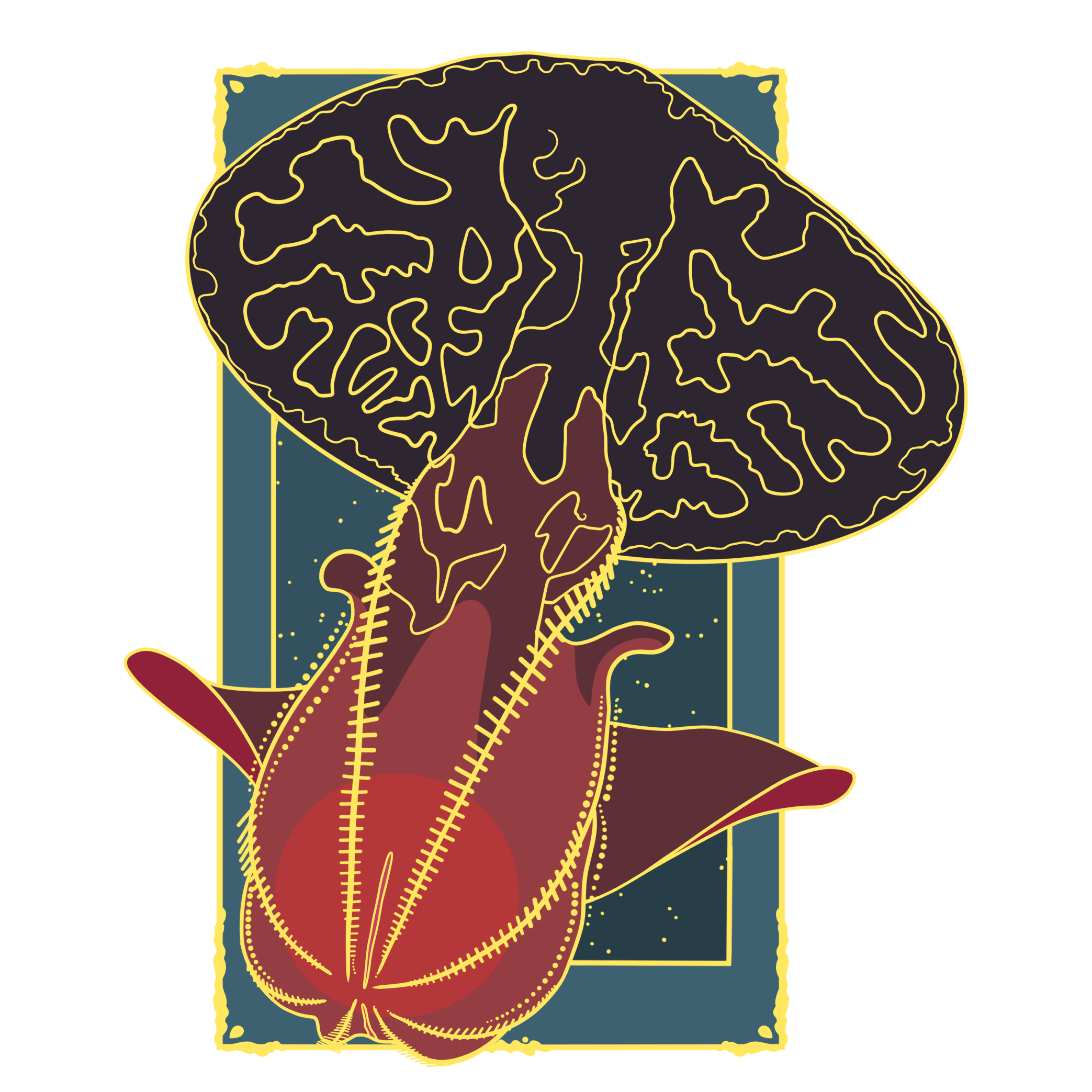 Blood Belly Comb Jelly Tarot Pin Blood Moon Ed	