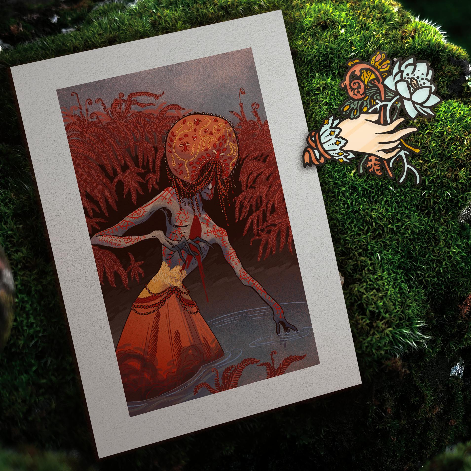 Moonlight - Game, Pin and a Print