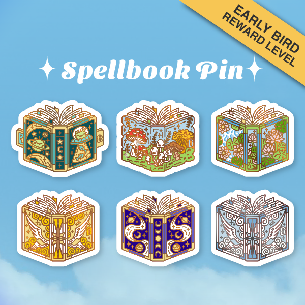 1 Spellbook Pin (Early Bird)