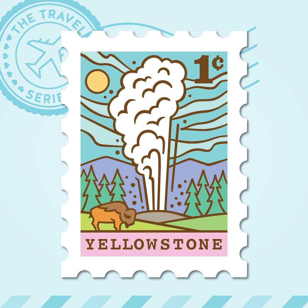Yellowstone Jumbo Vinyl Sticker
