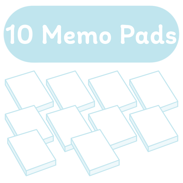 10 Memo Pads