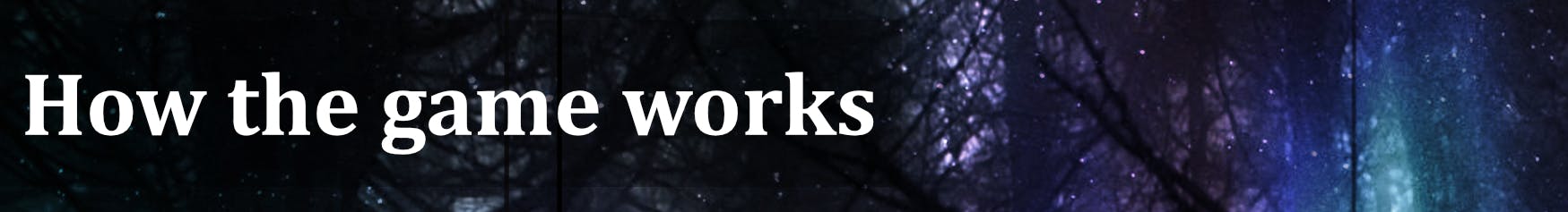 How the game works