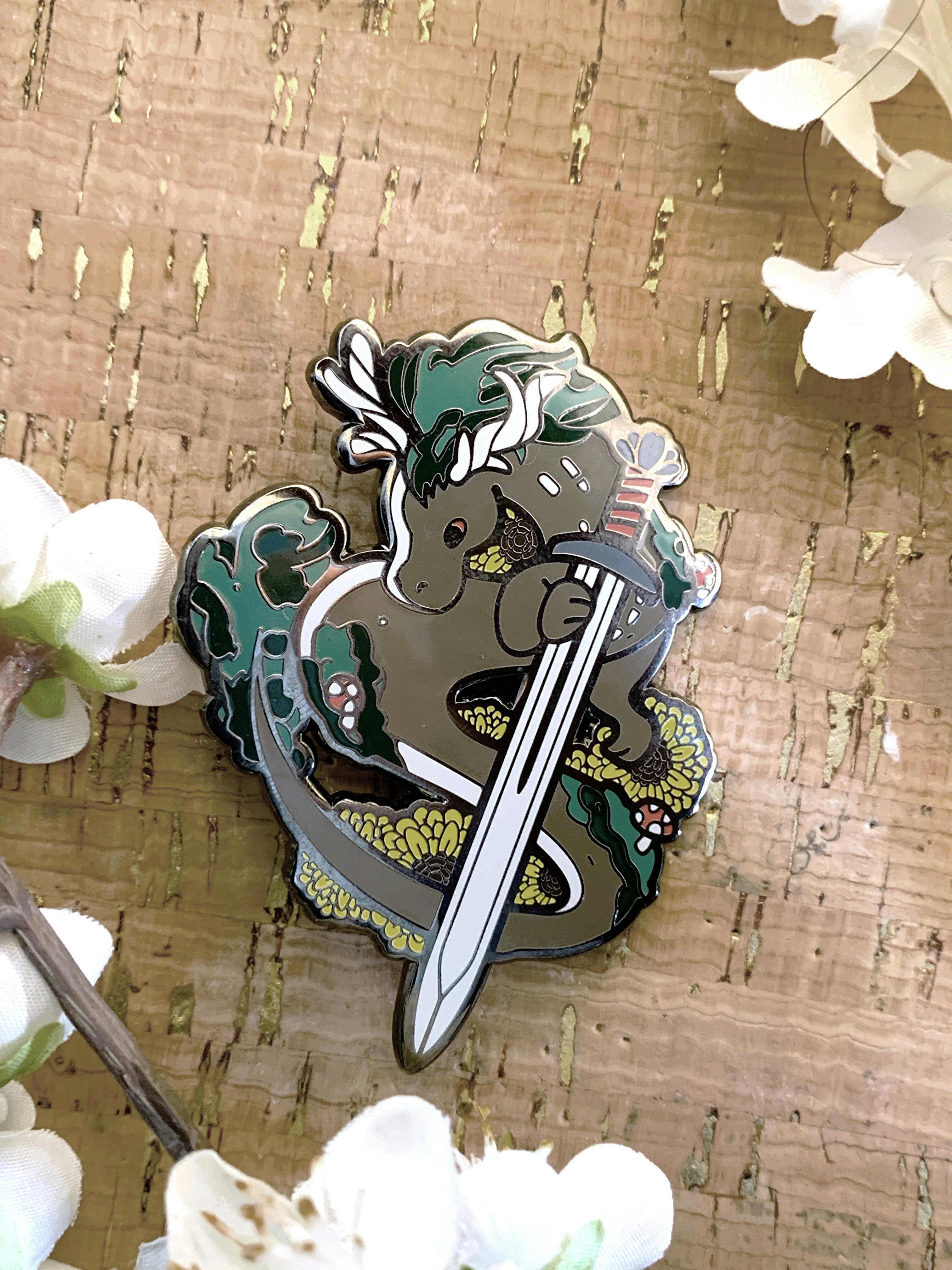 BBB Norse GREY 2.5in Hard Enamel Pin