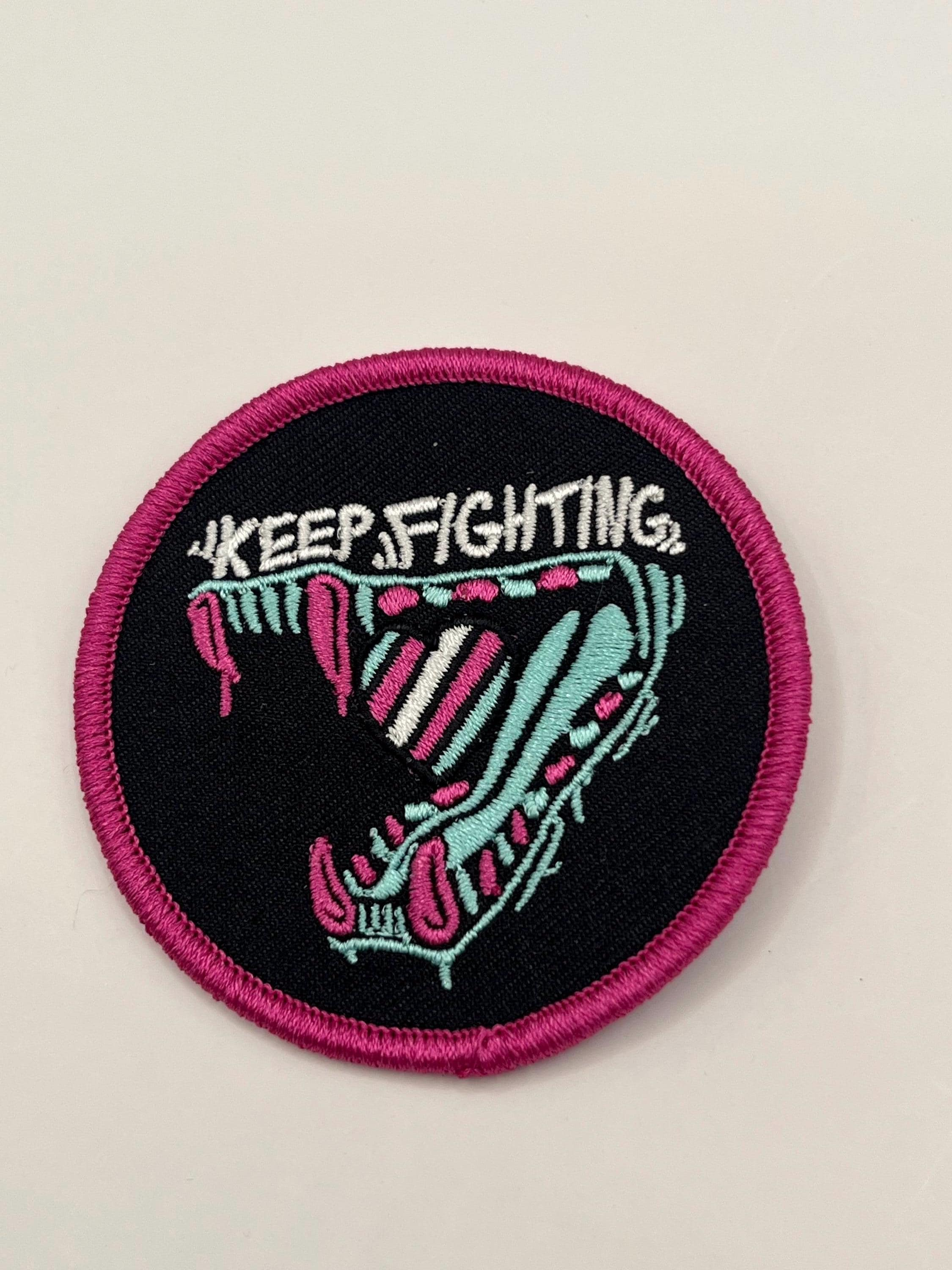 Keep Fighting trans pride patch