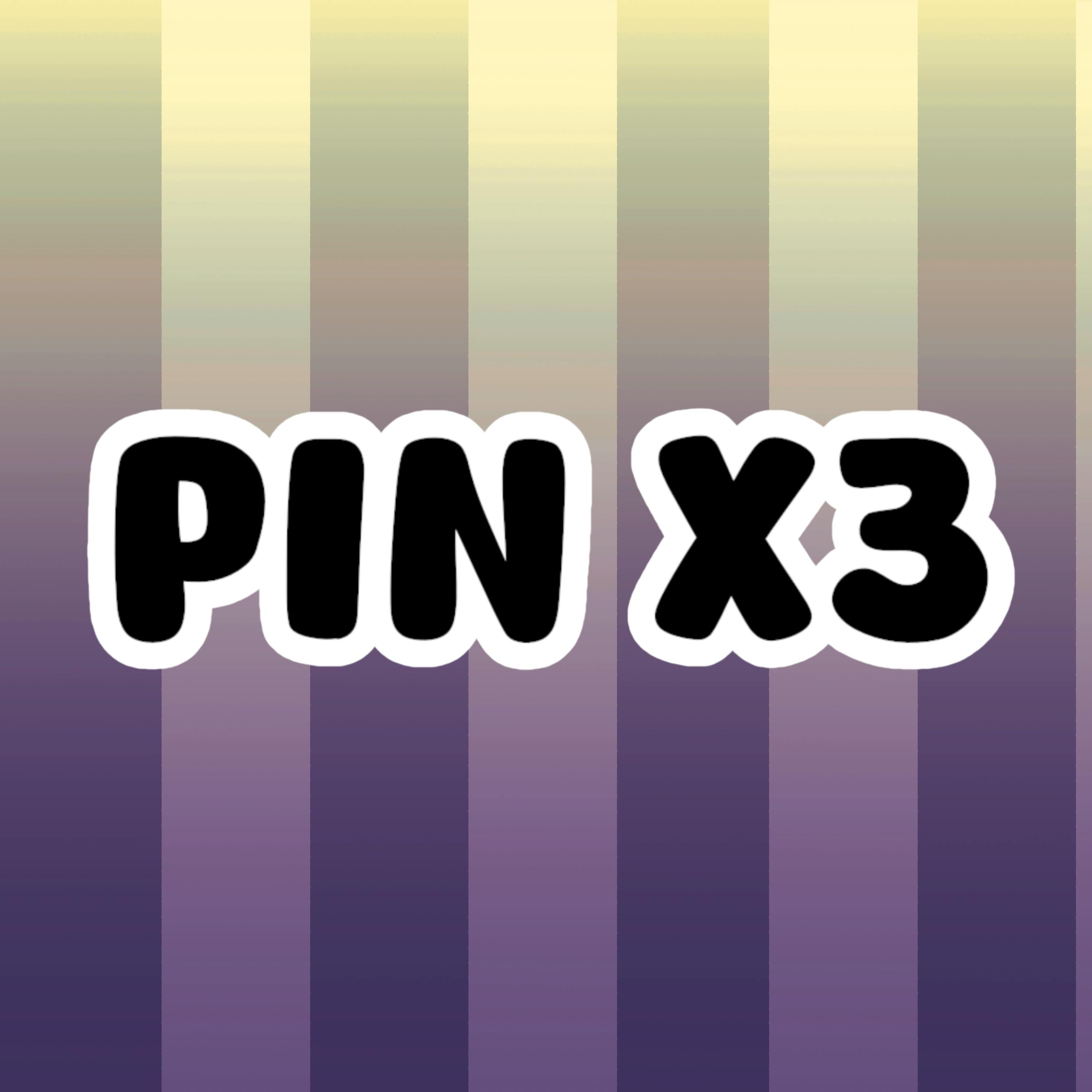 3 Regular Pins