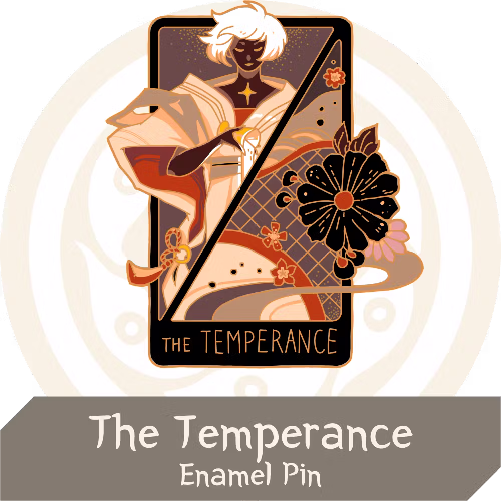Enamel pin "The Temperance"