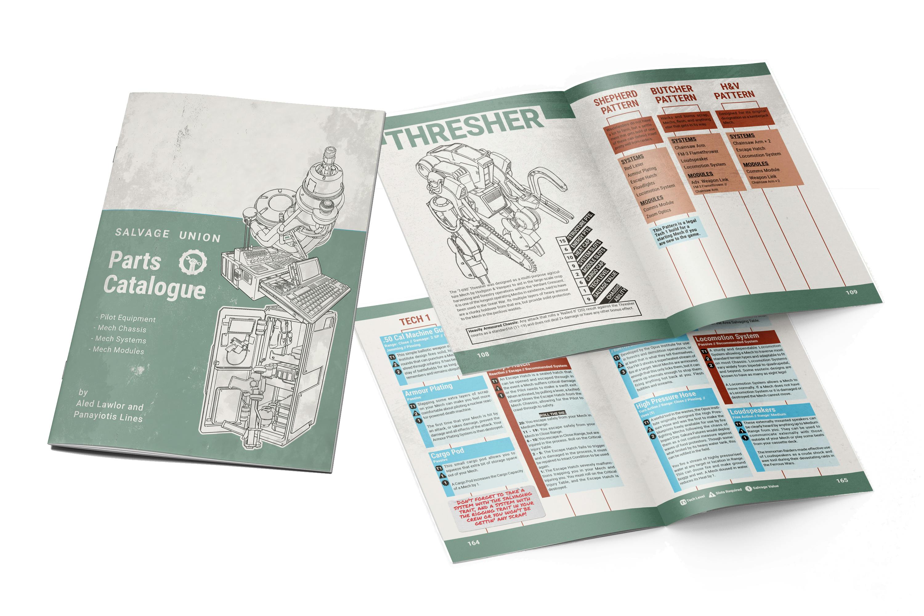 Parts Catalogue Spread