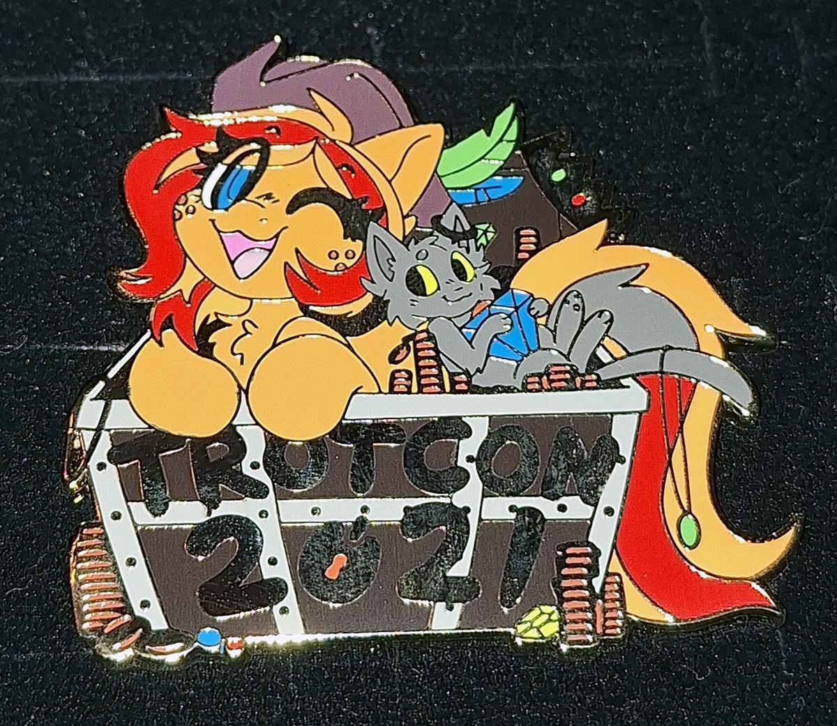 Treasure Chest Enamel Pin - 2021