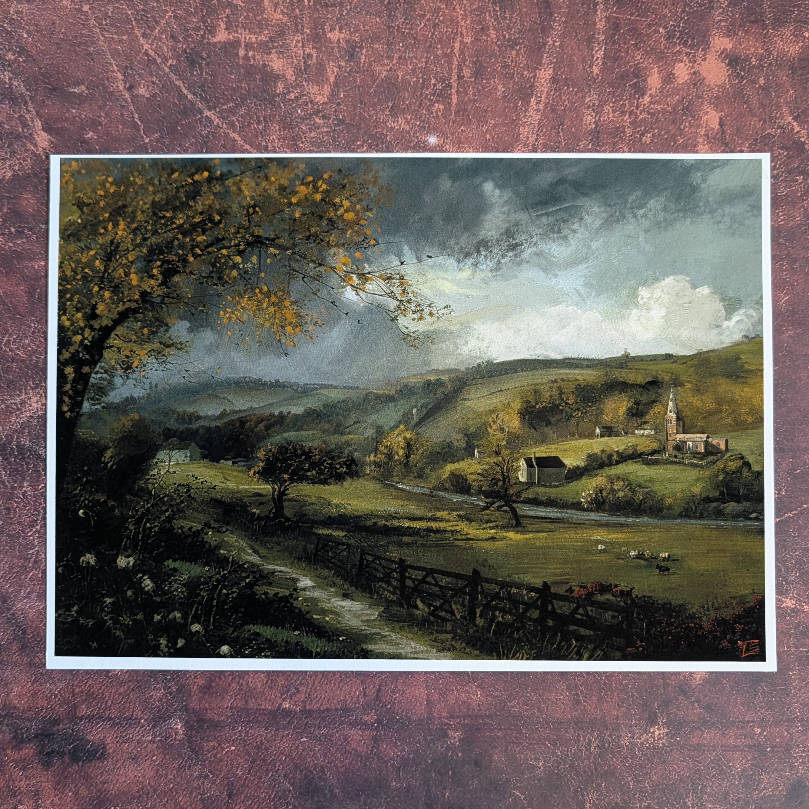 Darkened Hill & Dale - Cover Art A4 Giclée Print
