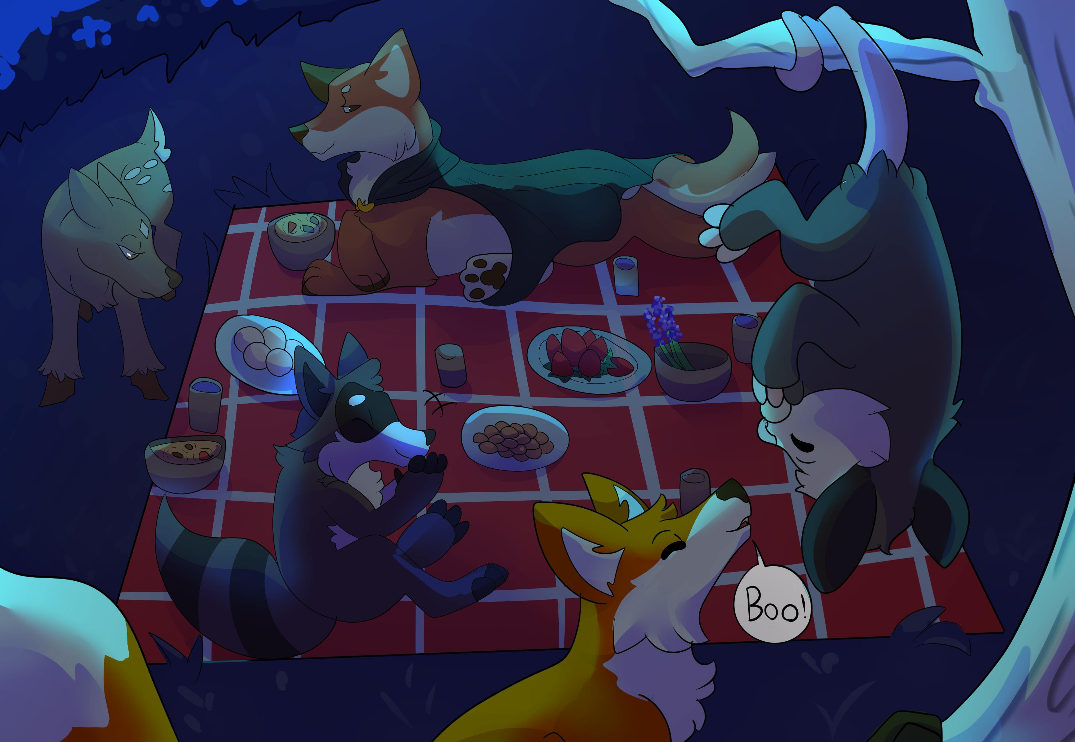 Potluck mini print