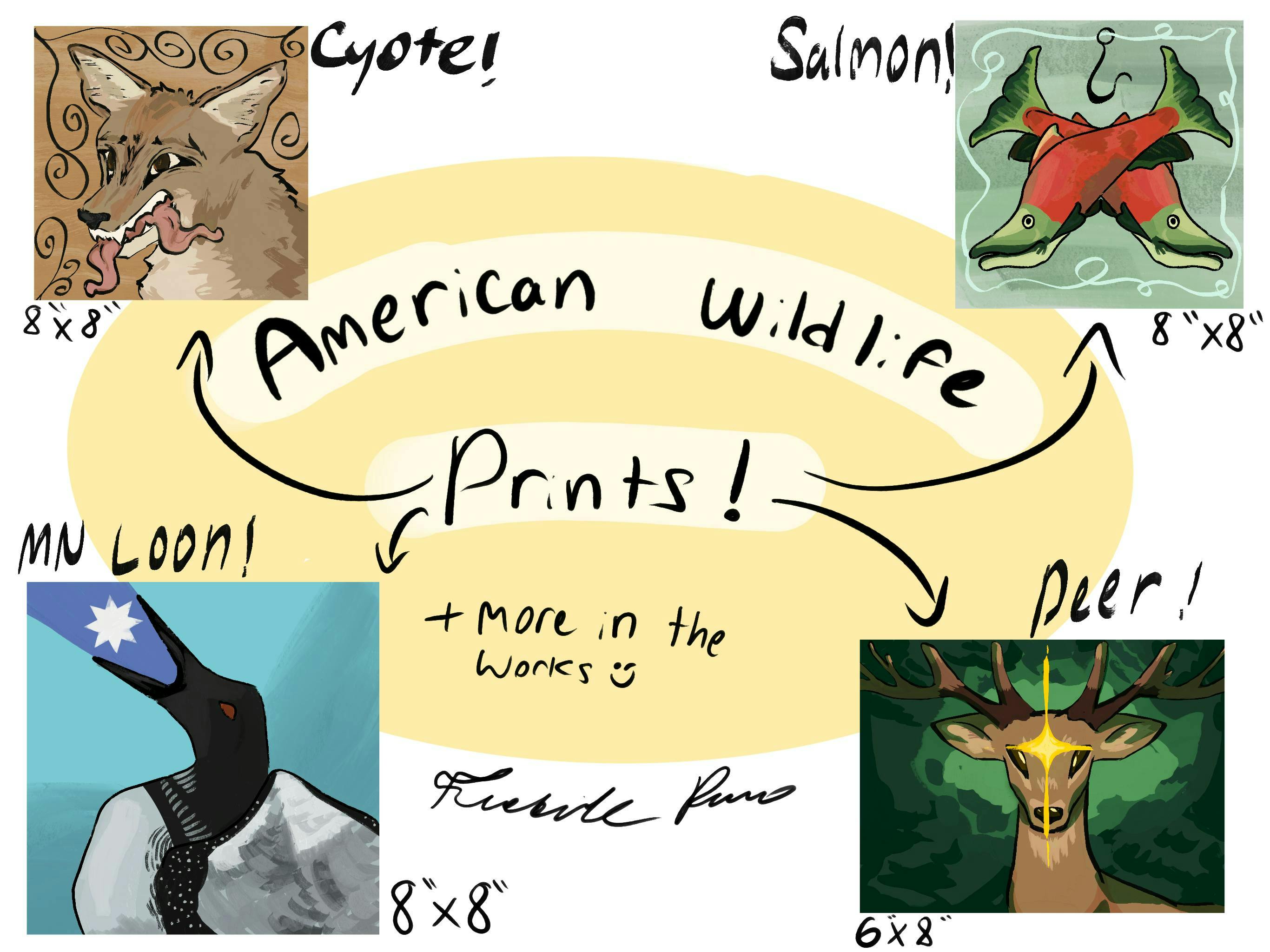 American Wildlife Art Prints