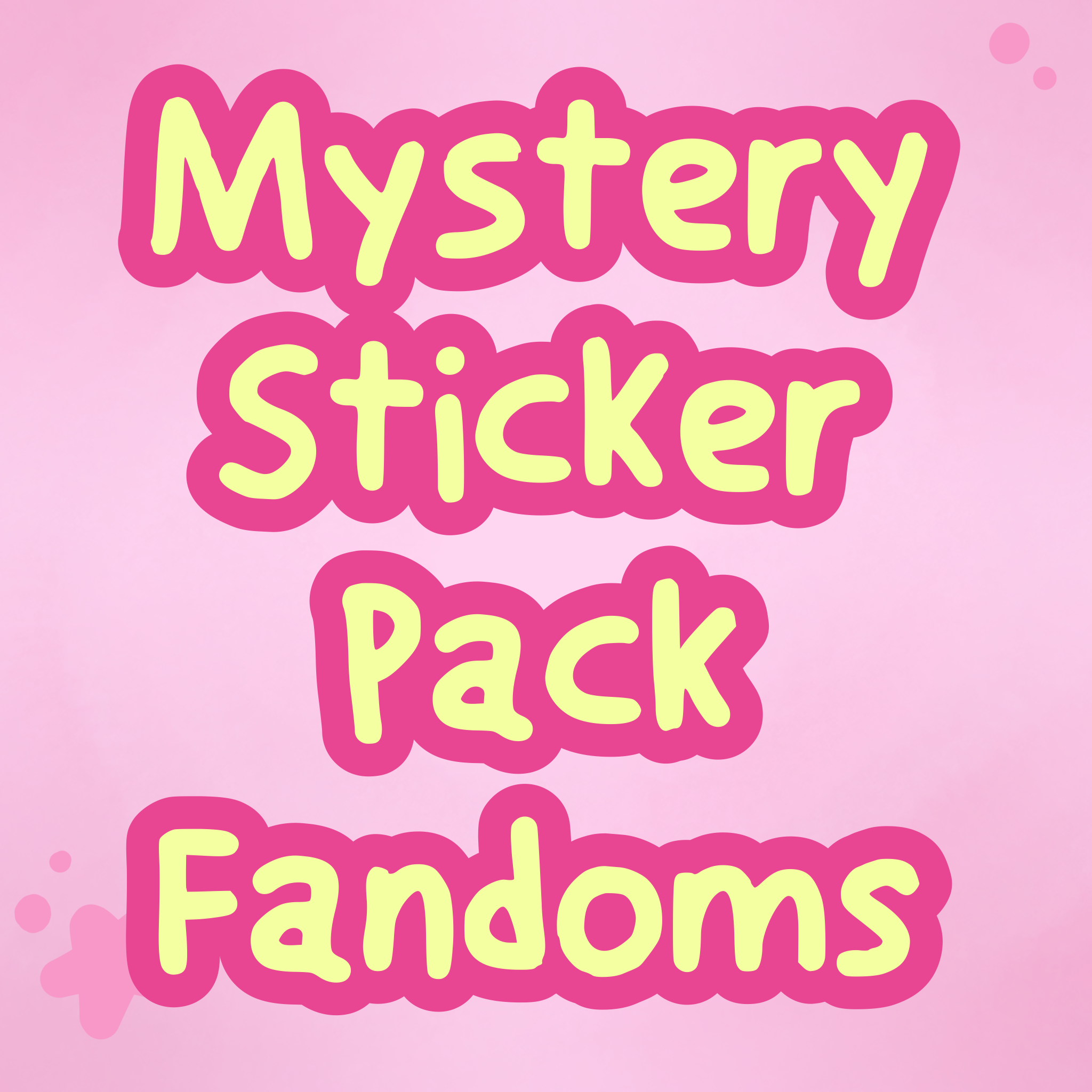 Mystery Sticker Pack - Fandoms