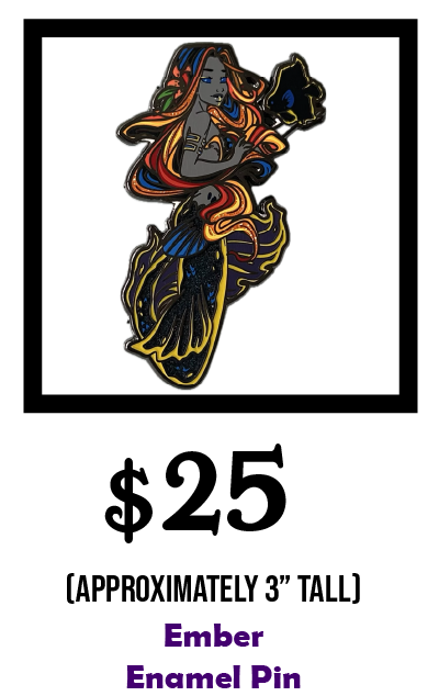 Ember Enamel Pin