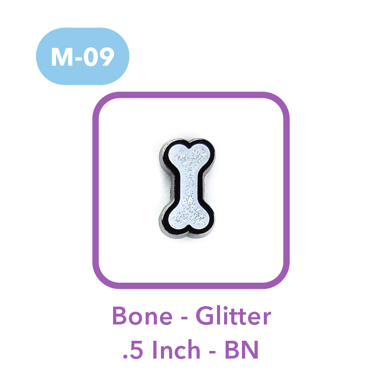 M-09 - Bone - Glitter