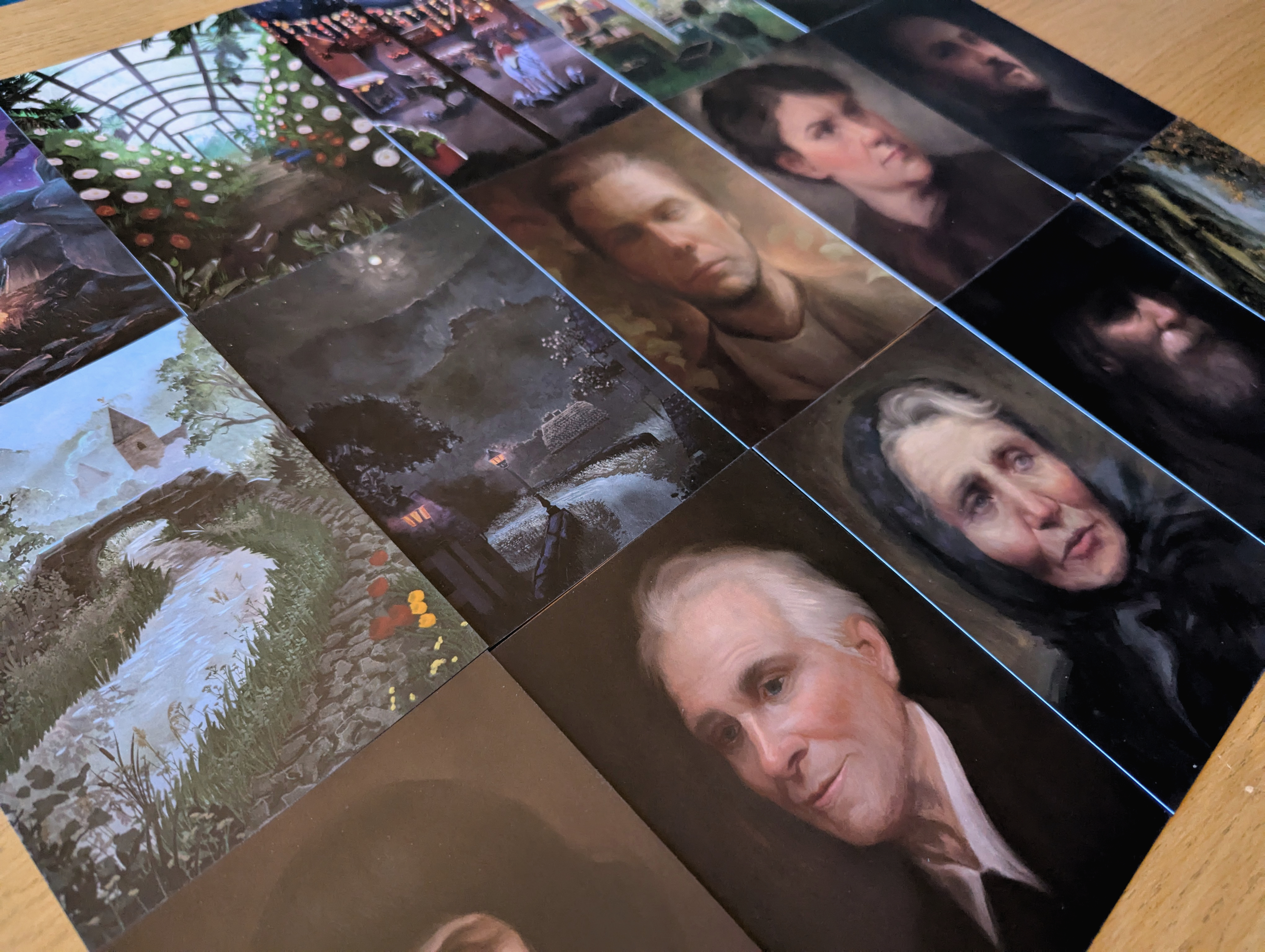 Darkened Hill & Dale - 15 Artwork Postcards (NPCs, Scenes, Cover)
