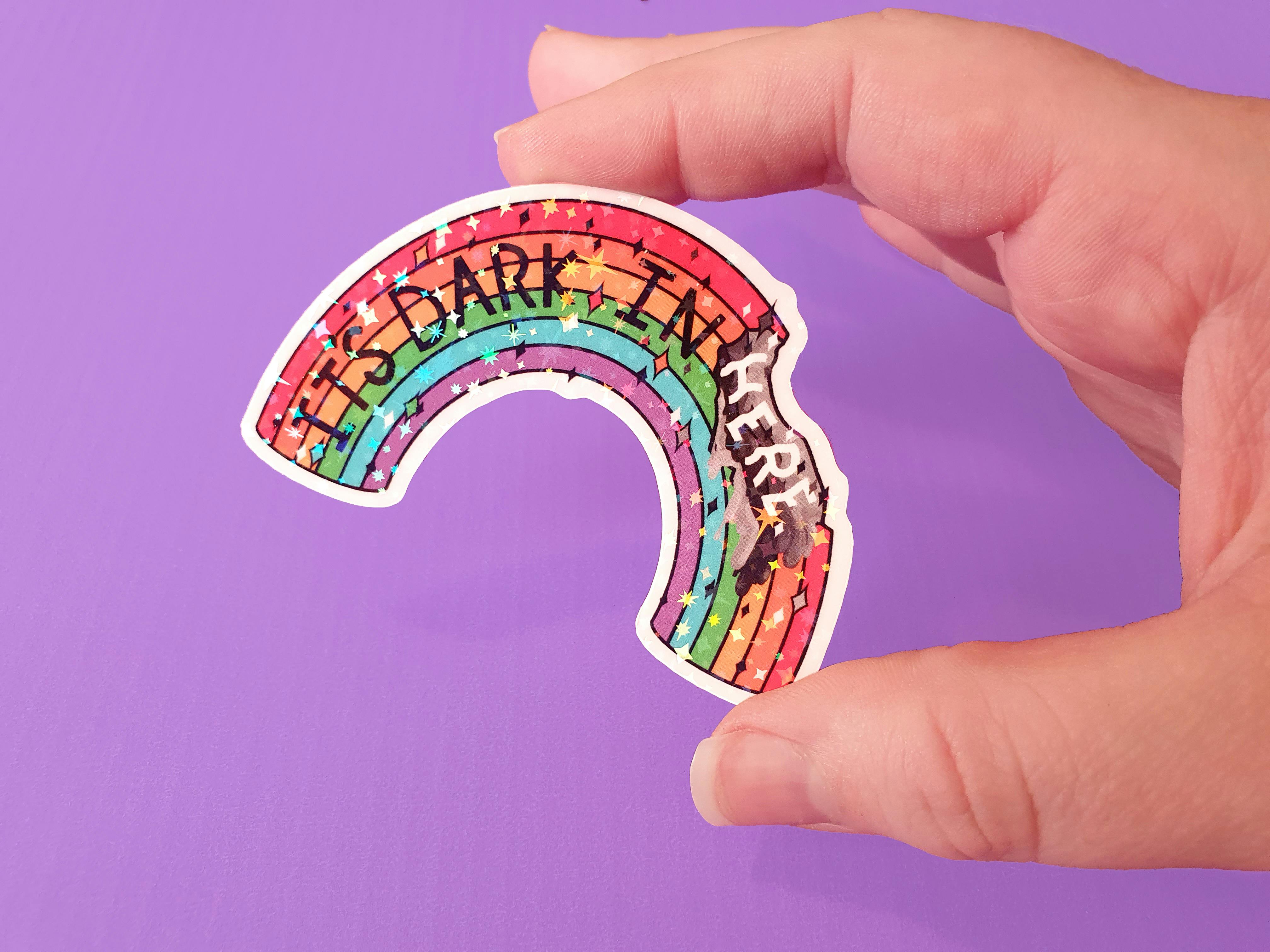 It's Dark In Here Sticker