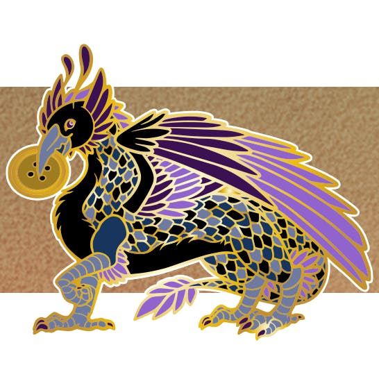 Trinket Hoarder Mini Pin