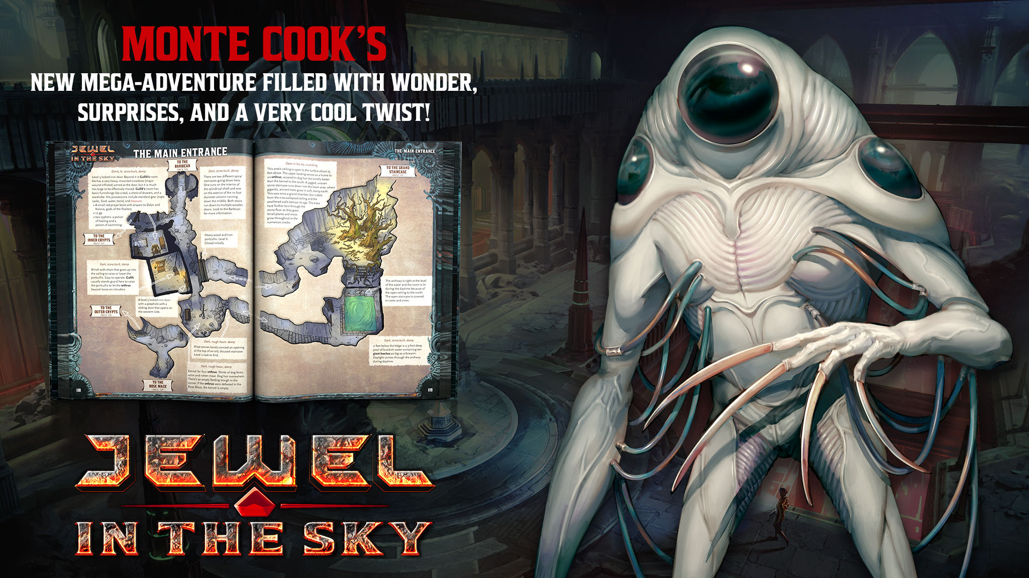 Jewel in the Sky: A Megadungeon with a Twist from Monte Cook