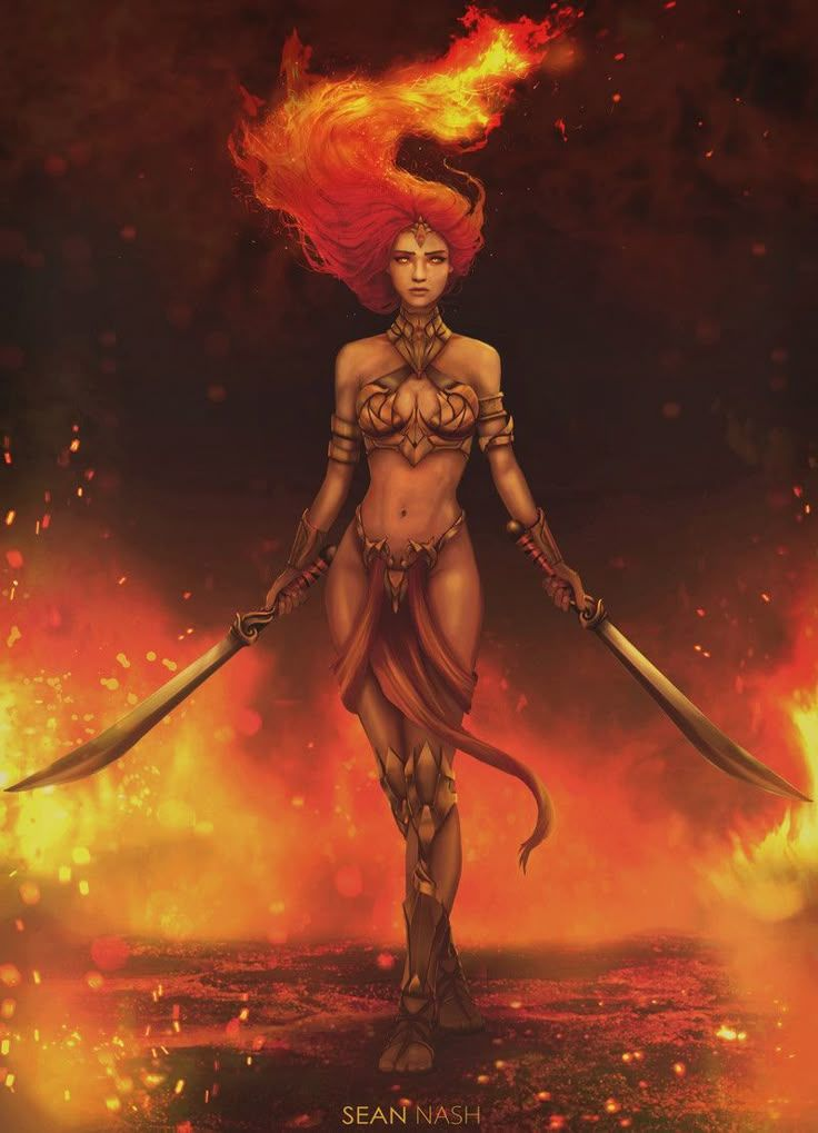 Pele, Goddess of Fire and Lightning (Polynesian) | Phoenix (Elysium)