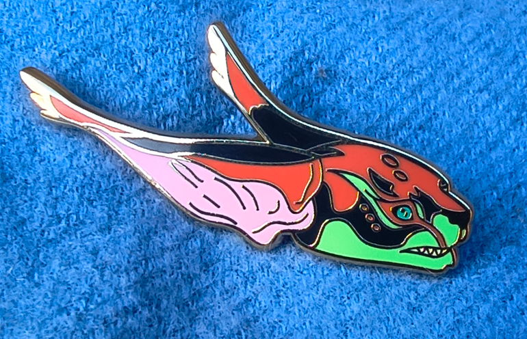 CLEARANCE - Warframe  inspired Kavat pin