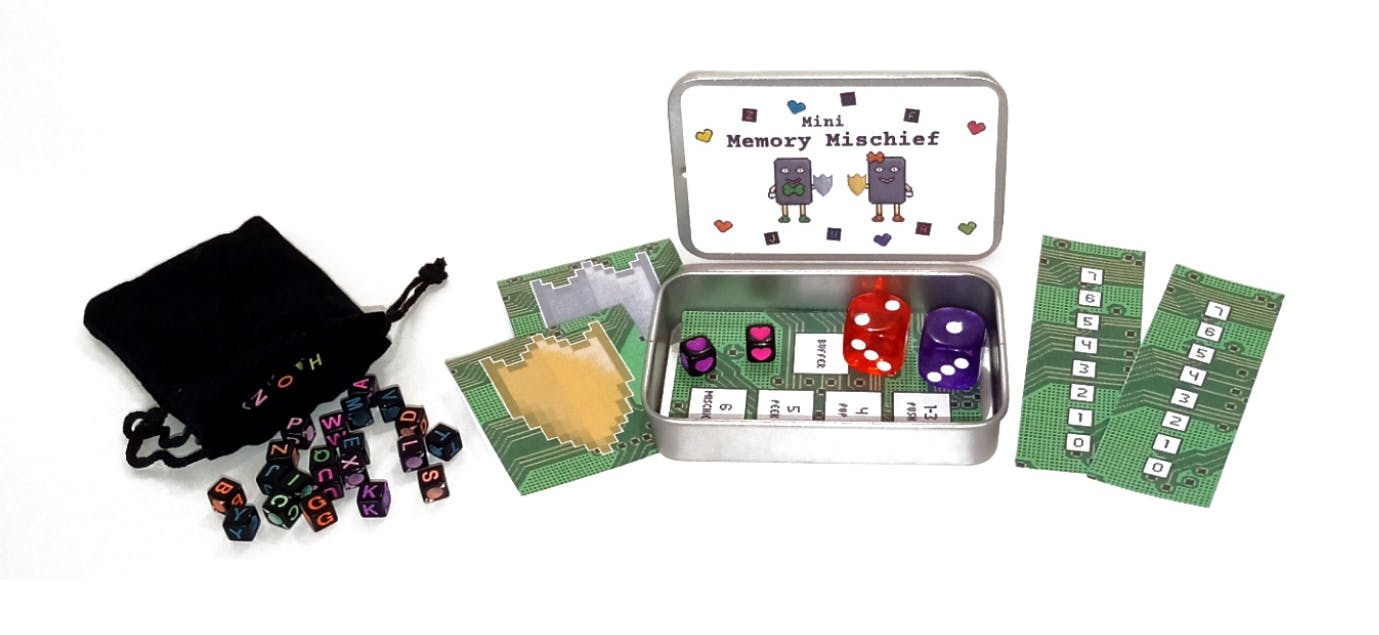 Mini Memory Mischief tin and components