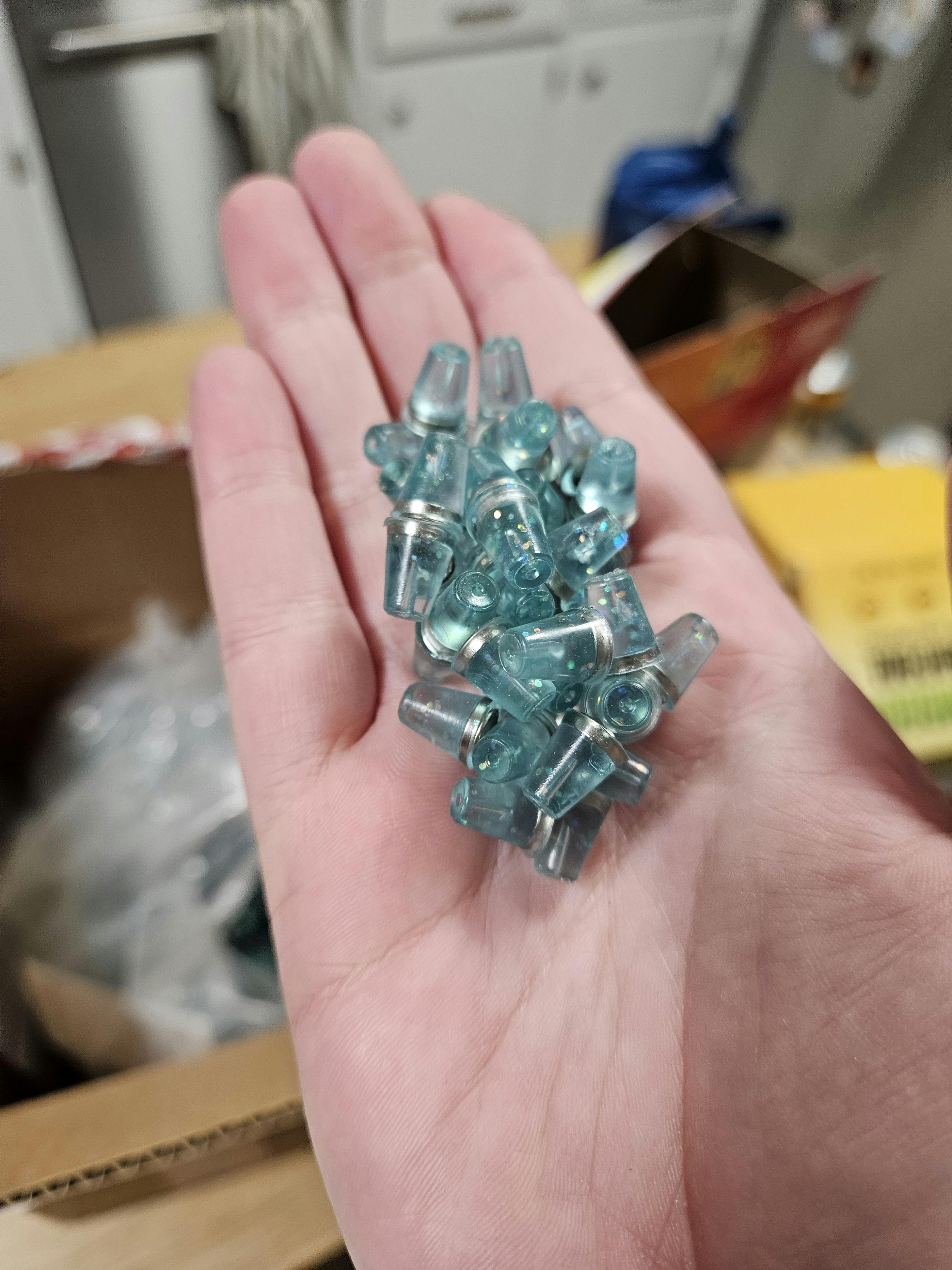 10 Rubber Magnetic Pin Backs