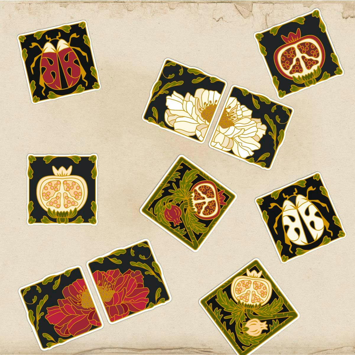 Specimen Study Sticker Pair