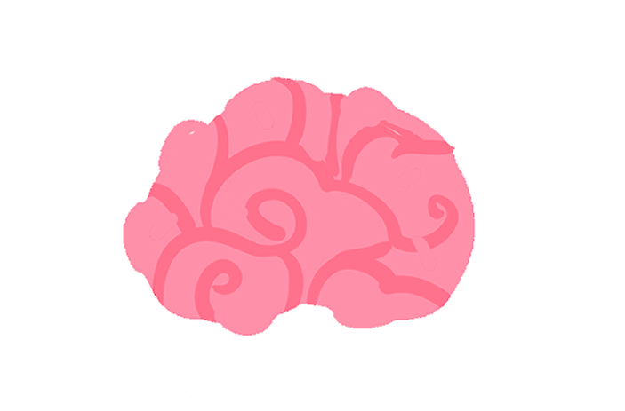 Zipper Scar w/ removeable pink brain