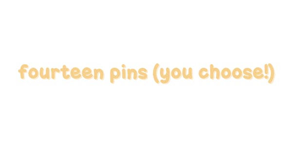 ✶ FOURTEEN PINS ✶