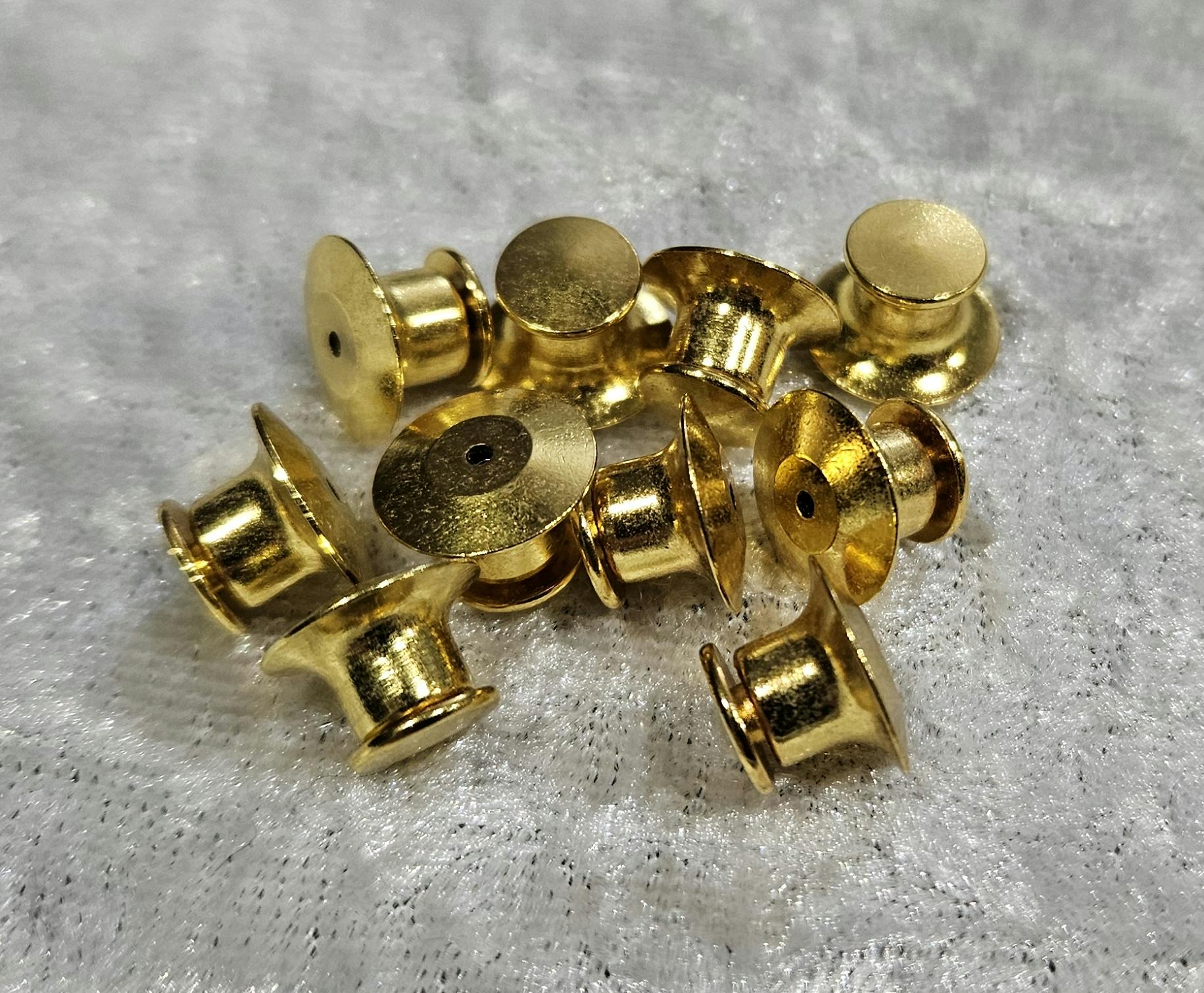Ten Locking Pin Backs - Keep Your Pins Safe!