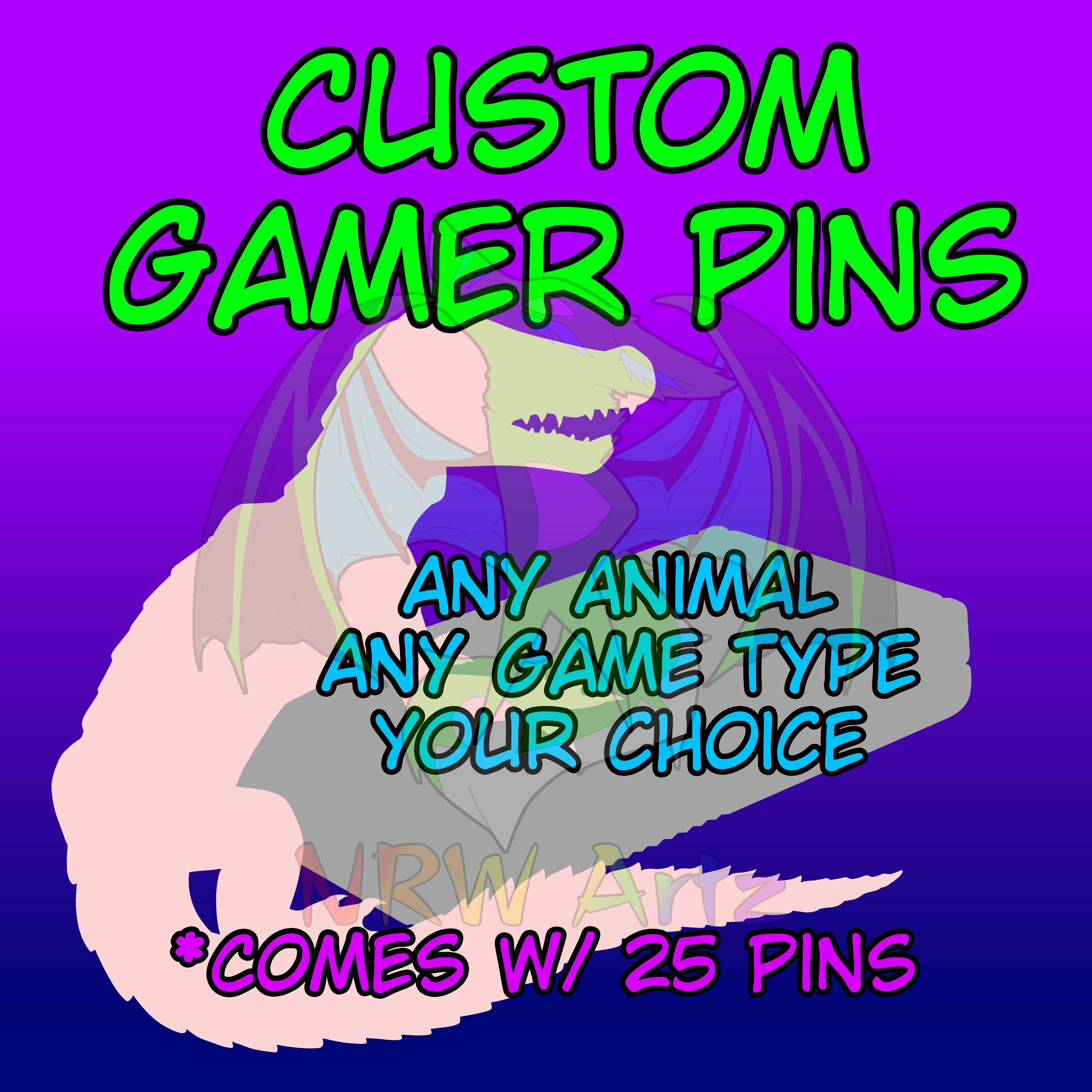 Sponsor a Custom Gamer Pin