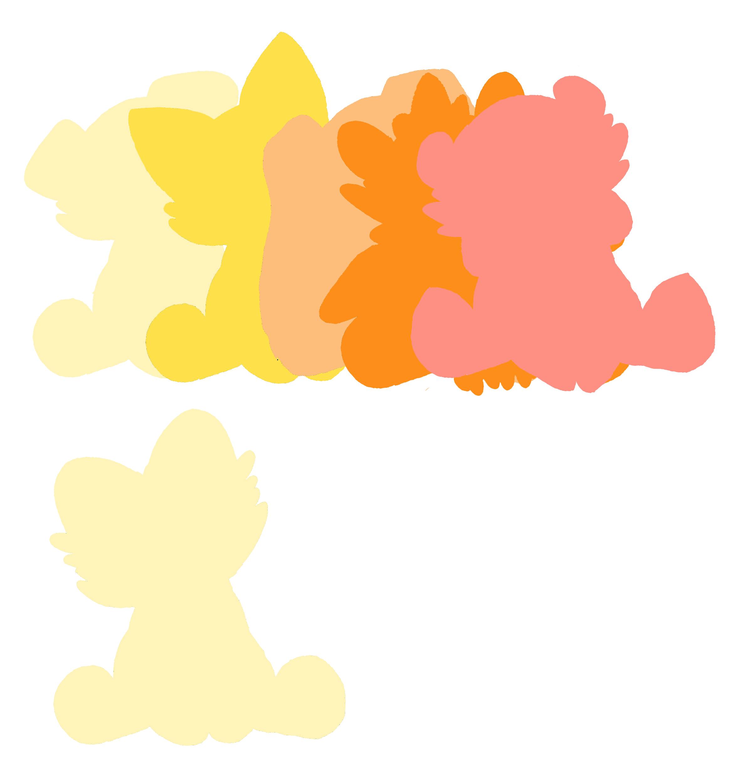 Six Sunshine Teddy Plushies!