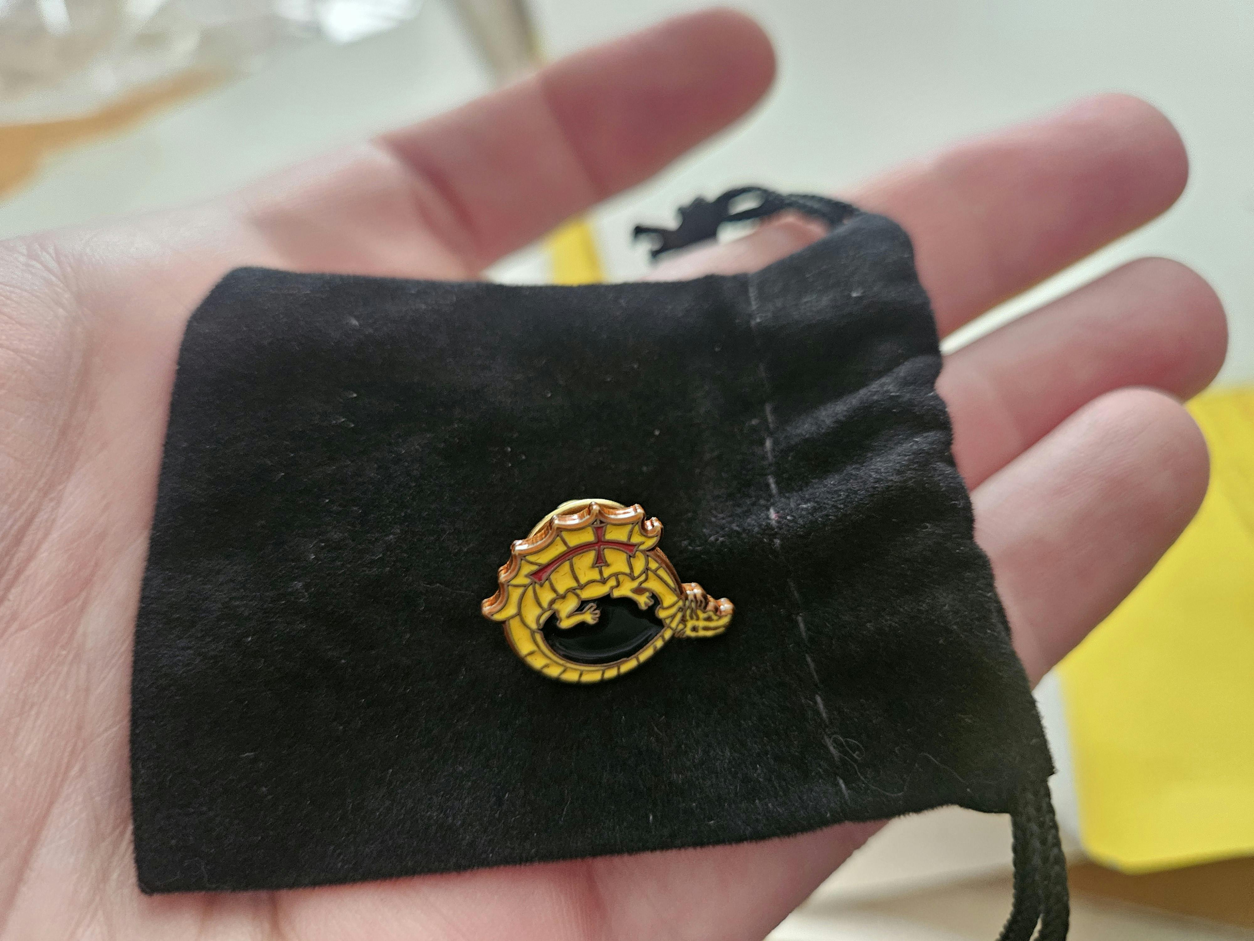 Order of the Dragon lapel pin