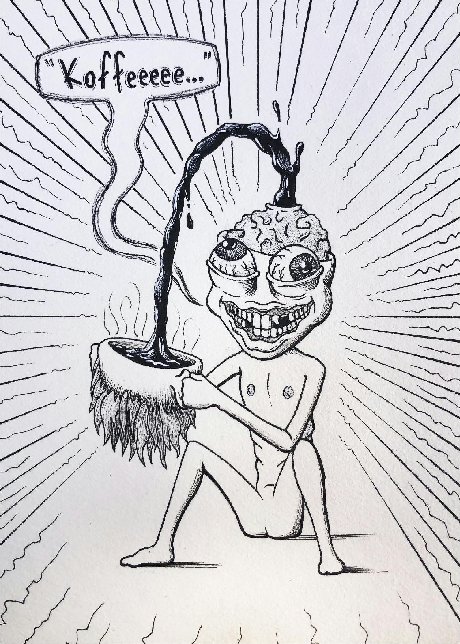 5x7 Print: Koffee by Summer Faught