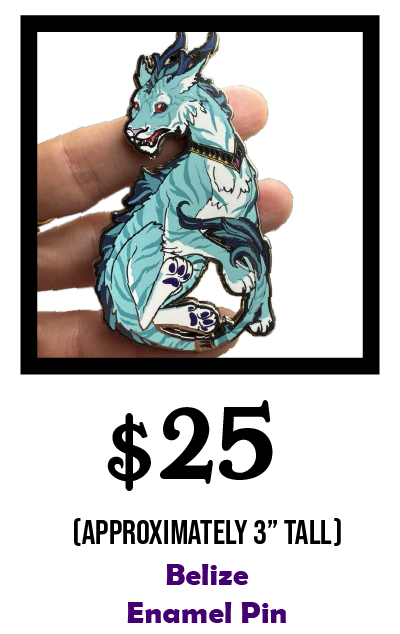Belize Enamel Pin