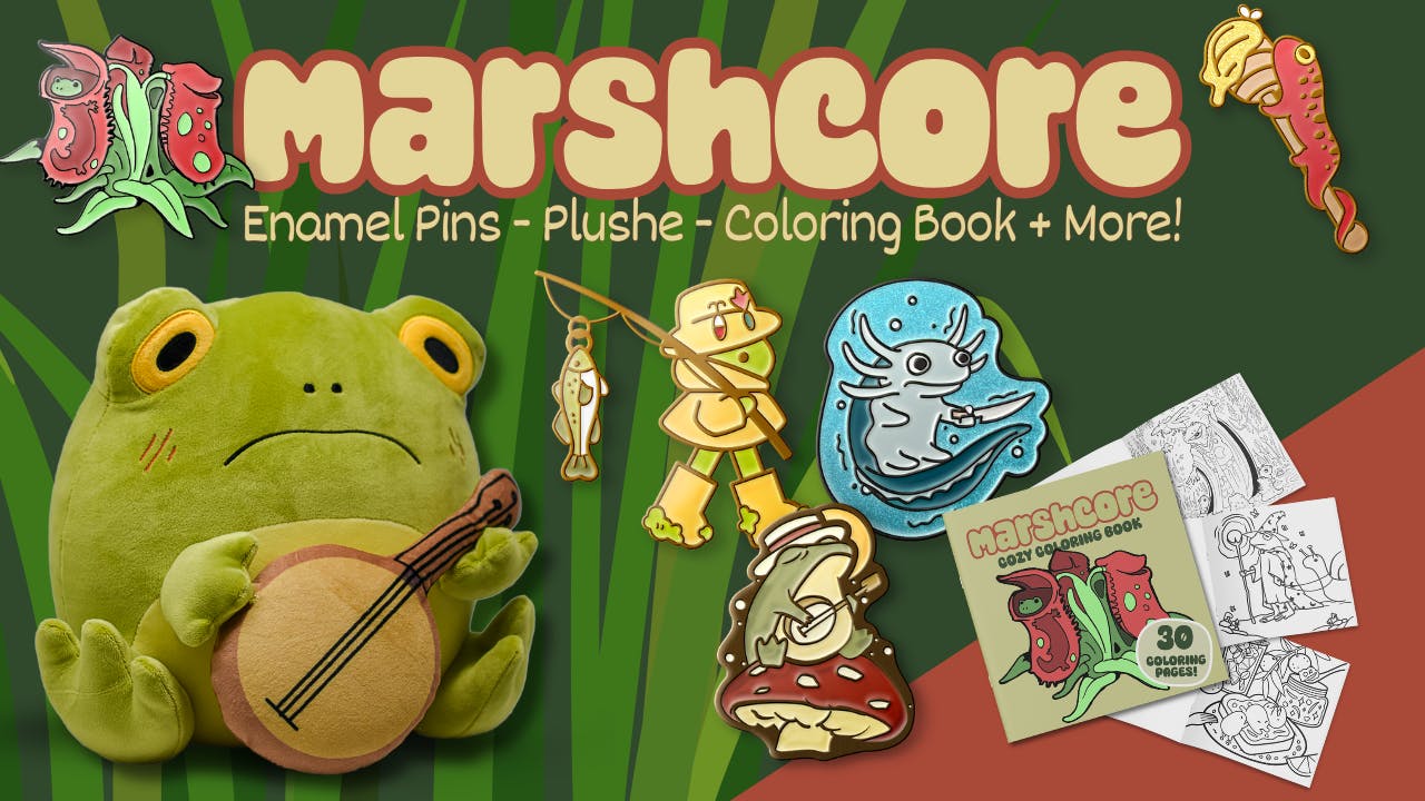 Marsh Core - Enamel Pins & Plush