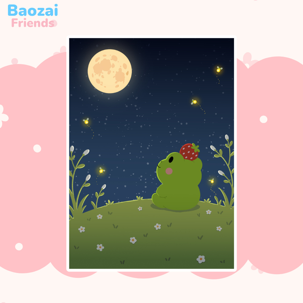 5 x 7" Ichigo the Strawberry Frog Matte Print