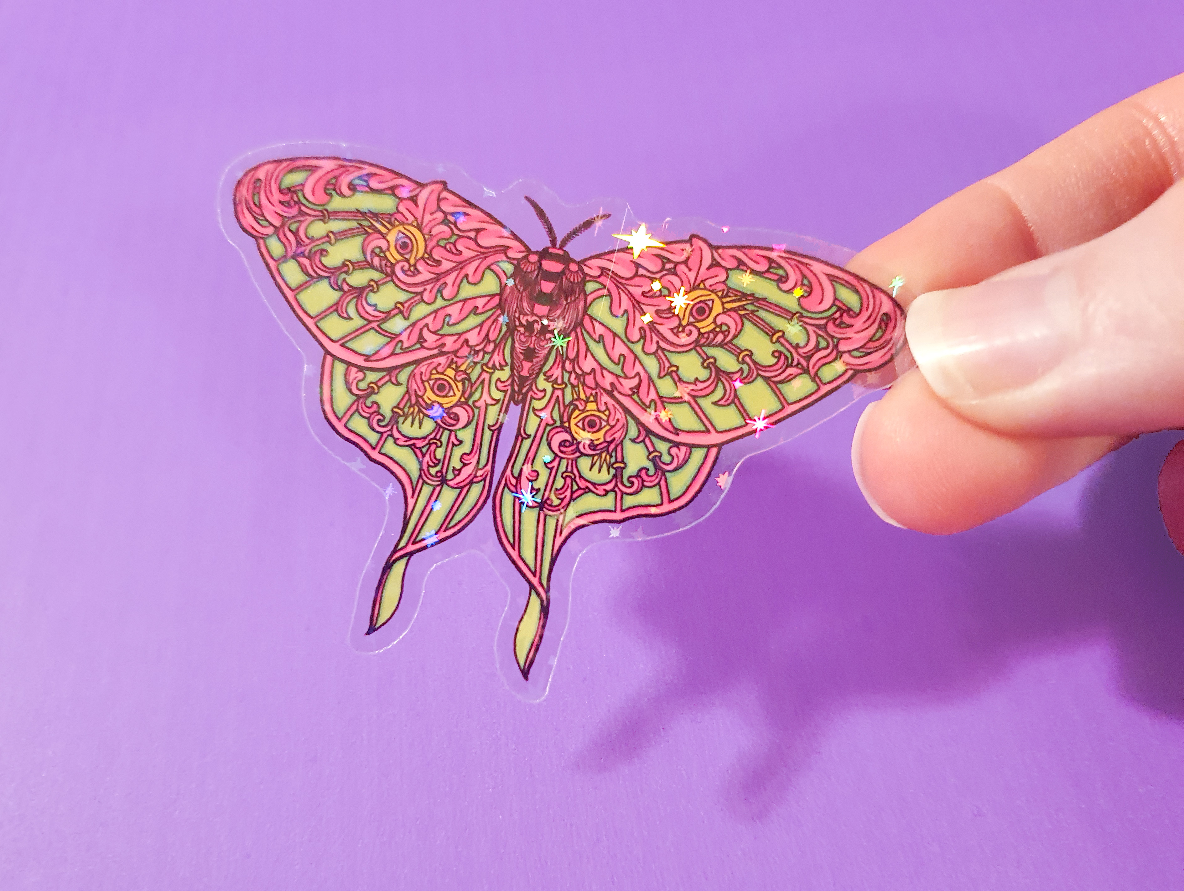Luna Moth sticker