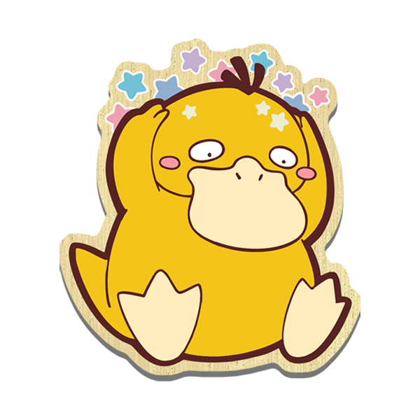 Migraine platypus wooden pin
