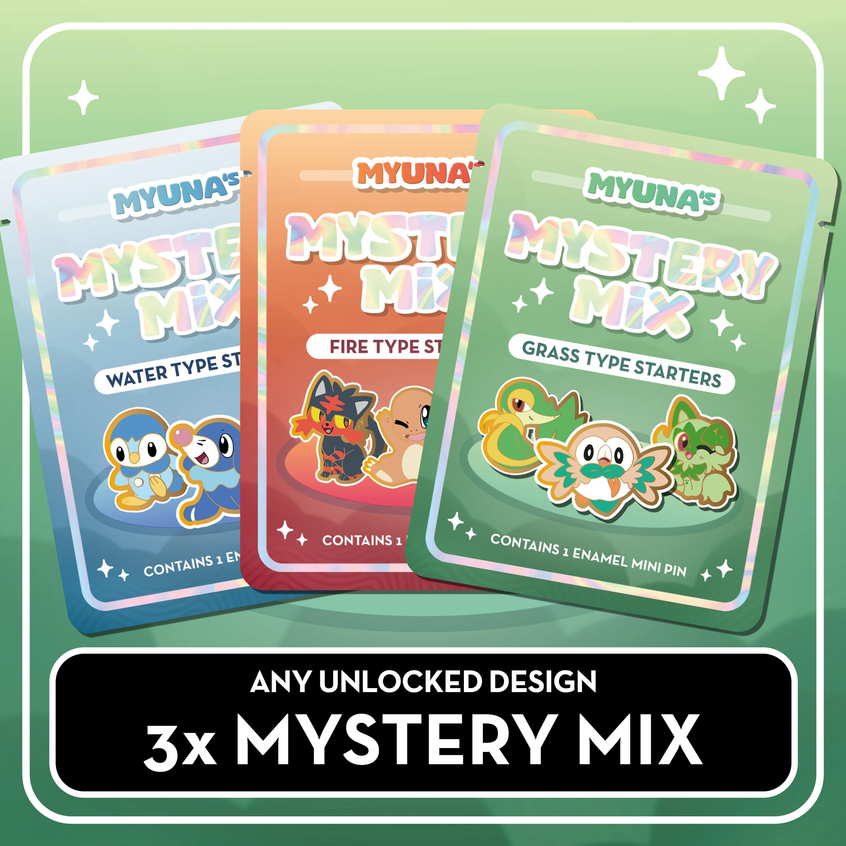 3x Mystery Mix (Choose any unlocked type)